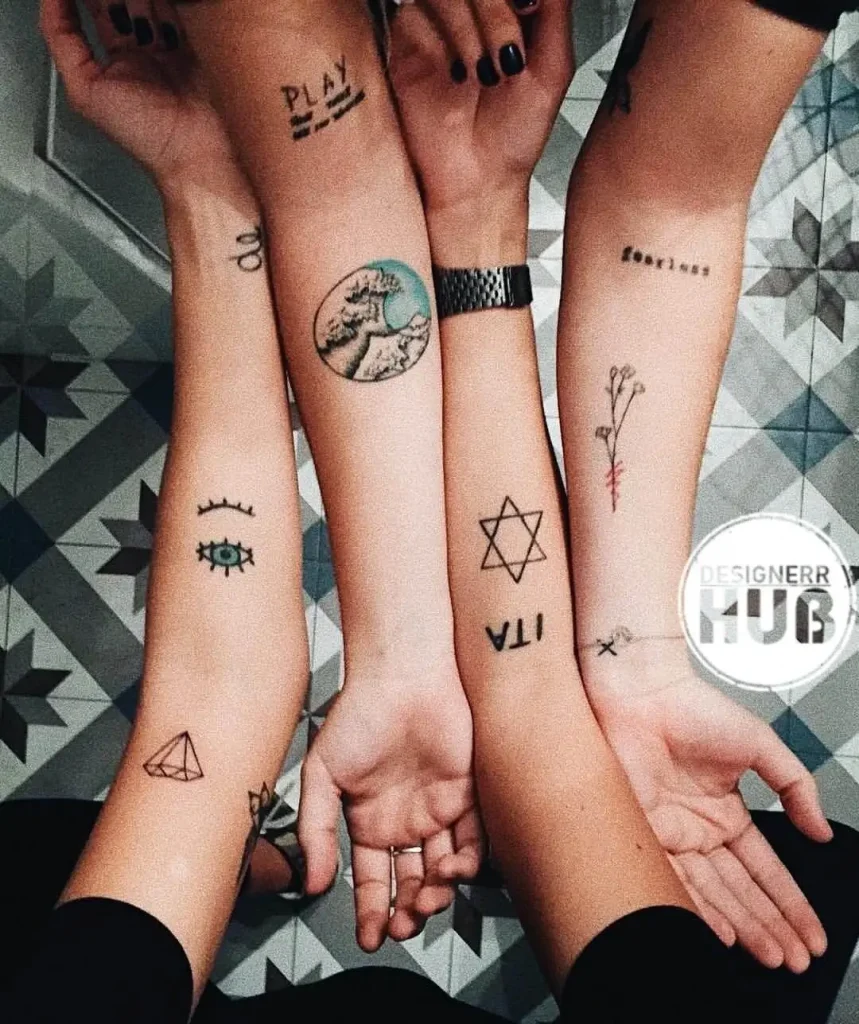 Latest Soulmate Matching Couple Tattoos With Meaning