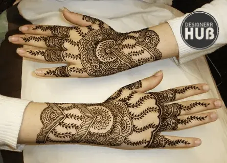 Punjabi Royal Back Hand Mehndi Design